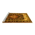 thumbnail image 2 of Ahgly Company Machine Washable Indoor Square Persian Yellow Traditional Area Rugs, 6' Square, 2 of 4