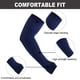 thumbnail image 2 of Pantalones de yoga desnudos de cintura alta, pantalones ajustados de miel a la cadera, pantalones de entrenamiento de compresión de sudoración elástica de cintura alta, azul tinta, S,, 2 of 5