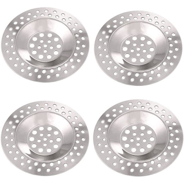 Filtro de Fregadero de Acero Inoxidable 4 Piezas Filtro de Drenaje de Fregadero de Acero Inoxidable Filtro de Fregadero de Cocina Tapón de Drenaje de Fregadero Avabo para Cocina y Baño Ducha Diámetro