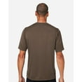 thumbnail image 3 of Team 365 TT15 Men's Zone Performance Mesh T-Shirt-SPORT DARK BROWN-S, 3 of 6