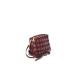 thumbnail image 4 of Time and Tru Women's Woven Faux Leather and Suede Mini Crossbody Bag, Burgundy, 4 of 6
