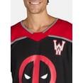 thumbnail image 3 of Deadpool Men's Graphic Hockey Jersey, Sizes XS-3XL, 3 of 5