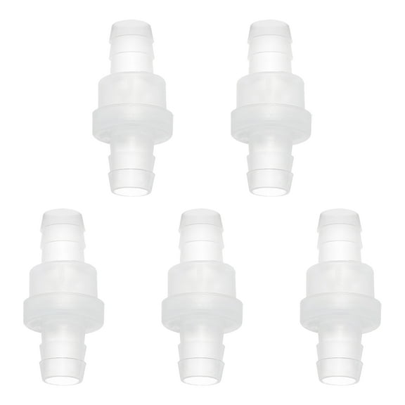 REGALWOVEN 5Pcs Non Return Check Valves, 3/8" Dia. One Way Inline Hose Connector for Water Air Gas