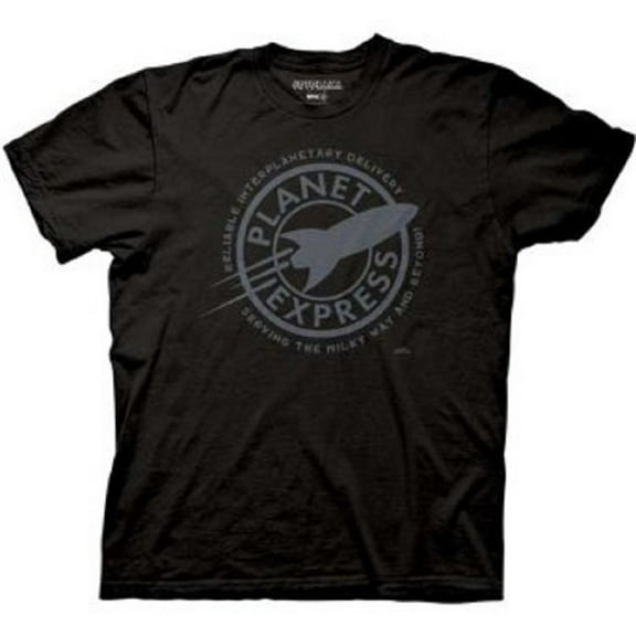 Futurama Faded Planet Express Black T-Shirt
