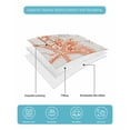 thumbnail image 5 of Orange Starfish Twin XL Size Down Alternative Comforter,Lightweight Comforter Quilt Bedding Set with Pillow Shams Rustic Ocean Coastal Shells Conch Coral Bed Comforter Duvet Insert 68"x98", 5 of 7