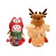 thumbnail image 5 of Navidad Elk Felpa Sombrero Tamaño Cristal Caramelo Caja de regalo Ventana Pantalla Regalo creativo Latas de caramelo, 5 of 5