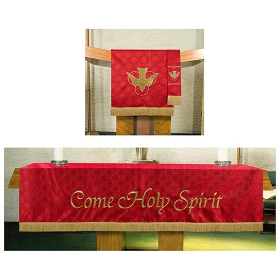 Christian Brands Church Supply VC747 Red Altar Frontal Set