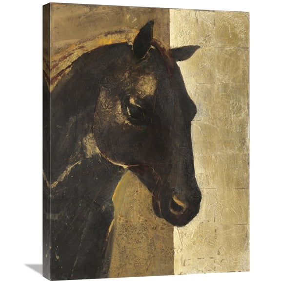 Global Gallery Albena Hristova 'Trojan Horse I Gold' Canvas Wall Art