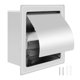 thumbnail image 3 of Stainless Steel Recessed Toilet Paper Holder Wall Toilet Paper Holder,Modern Style Toilet Paper Hold, 3 of 5