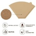 thumbnail image 4 of OFEFE Disposable Coffee Paper Filters for Ninja Dual Brew Coffee Maker,300 Pcs 4 Cone Replacement Filter Compatible with Ninja Dualbrew CFP301 CFP201, 4 of 5