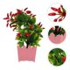 thumbnail image 2 of ColoMX 1pc Simulation Chili Ornament Oney Flowerpot Bonsai para Hotel, 2 of 7