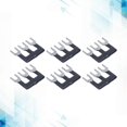 thumbnail image 4 of 20Pcs Black Jumper Terminal Strip Red Copper Fork Type for TB Series 15A 400V Household Factory PVC, 4 of 7