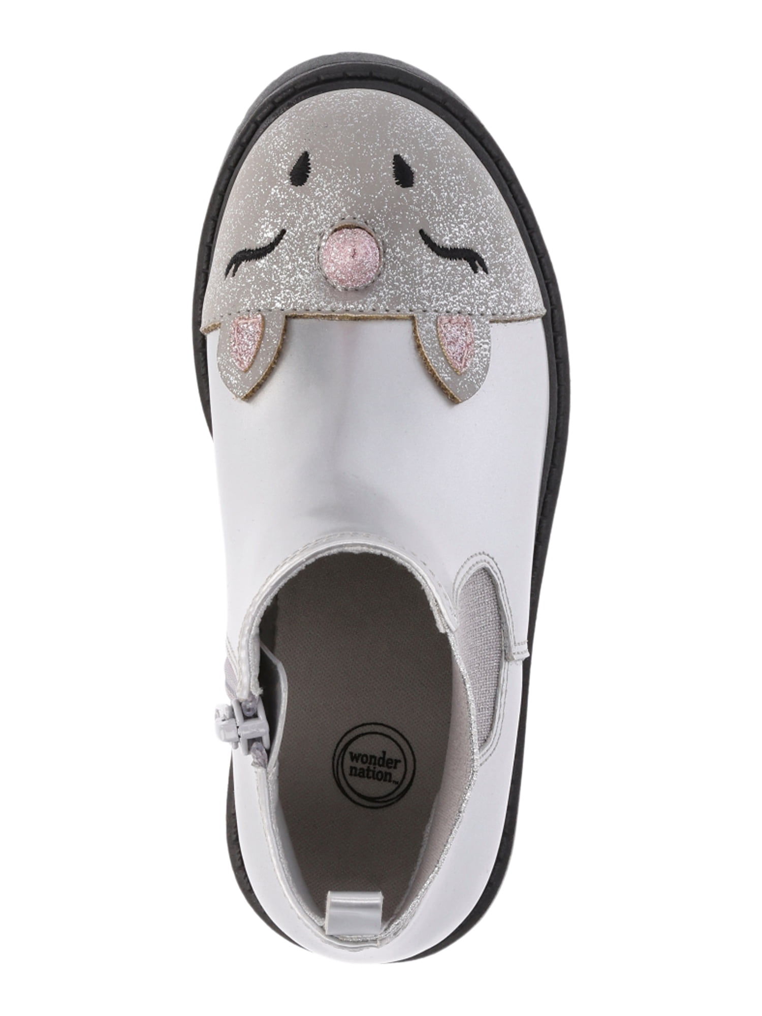 Wonder Nation Toddler Girls Chelsea Critter Boots