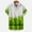 White, variant on OKBOP Mens Button Up Shirts,Summer Button Up Oversized Beach Short Sleeve Striped Casual Crew Neck T-shirt with Pocket Fathers Day Gift Clearance Green L(8)