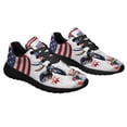 thumbnail image 6 of Patriotic Dairy Cow 4th Of July Shoes Sneakers Black Size 13, 6 of 7