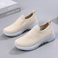 thumbnail image 4 of Mepaouo Hands Free Slip on Shoes for Women Orthopedic Woven Walking Casual Running Shoes Flats, 4 of 6
