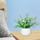 thumbnail image 5 of Plantas artificiales en maceta, imitación de hierba milanesa, hojas de tortuga y lirios del valle, para decoración de interiores, hogar, oficina, escritorio, dormitorio, sin mantenimiento, decoración, 5 of 6