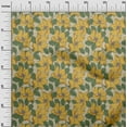 thumbnail image 3 of oneOone Viscose Chiffon Yellow Fabric Floral Diy Clothing Quilting Fabric Print Fabric By Yard 42 Inch Wide, 3 of 5
