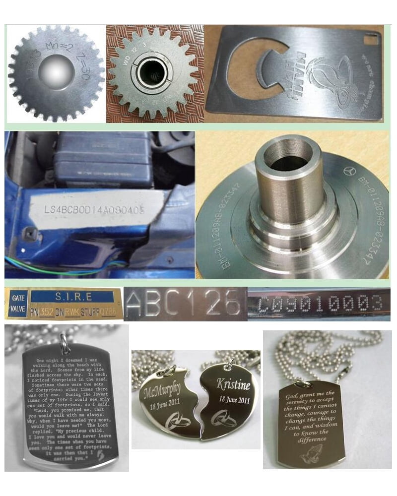 Techtongda Pneumatic Metal Marking Machine Dot Peen Marking Machine Metal Print Integrated 1711 Type