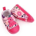 thumbnail image 4 of Baby Boys Girls Lace Up Canvas Crib Shoes Sneaker Toddler Soft Sole First Walkers, 4 of 7