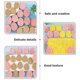 thumbnail image 3 of Nestingho 10Ud De Para Galletas Rosa Forma Huevo Plástico Reutilizables Para Repostería, 3 of 7