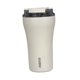 thumbnail image 3 of Taza de café térmica de acero inoxidable para viajes, con aislamiento térmico y de agua. Blanco, 3 of 9