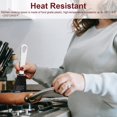 thumbnail image 4 of 2 Pcs Cooking Spoons Heat-resistant Scoops Garlic Masher Food Water Oil Juice Draining Tools Kitchen Utensils, 4 of 9