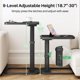 thumbnail image 2 of Kit de Mesa Kitstorack Mejorado para TV con Altura Ajustable Negra, 2 of 9