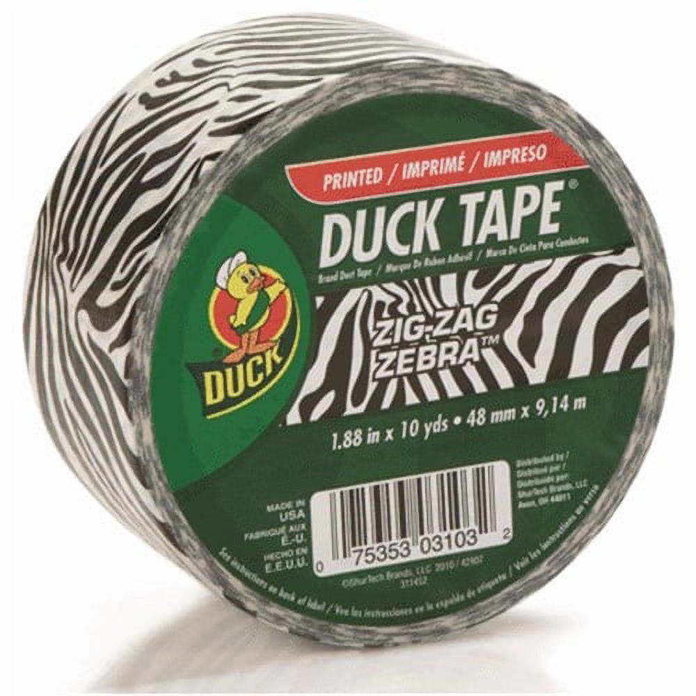 Shurtech Brands 280110 1.88 In. x 10 Yards. Zebra Duck Tape - image 4 of 4