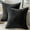Black, variant on Taibuwu 2 Packs Decorative Throw Pillow Covers 18x18 Inch for Living Room Couch Bed Sofa, Rustic Farmhouse Boho Home Decor, Soft Corss Corduroy Twill Textured Square Cushion Case