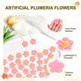 thumbnail image 2 of Uxcell 50-Pack Resin Flowers, 0.79inch/2cm Artificial Plumeria Flowers Flatback Mini for DIY Crafts/Dress/Wedding [Fuchsia], 2 of 6