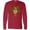 Red, variant on Inktastic Thanksgiving Turkey Long Sleeve T-Shirt