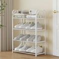 thumbnail image 6 of Up to 65% Off Shoe Rack Shoe Rack Storage Organizer With 4 Tiers Metal Shelves For Bedroom Closet Entry Dorm Room, 6 of 7