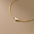 thumbnail image 4 of Pulsera de plata de ley S925 con forma de corazón pequeño y brillante en forma de corazón de melocotón, 4 of 5