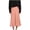 Orange, variant on CHUMUD Womens Polka Dots Midi Skirt High Waist Flared Satin A-Line Skirts Casual Summer Wear