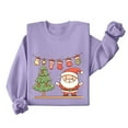thumbnail image 4 of Women's Christmas Hooded Sweatshirts with Fashionable Print Loose Casual Fit Regular Sleeve, 4 of 6
