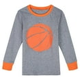 thumbnail image 3 of Pijamas para niños pequeños niños fútbol baloncesto béisbol ropa de dormir conjunto infantil Halloween carnaval deporte ropa de dormir, 3 of 4