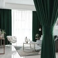 thumbnail image 2 of Velvet Curtains for Living Room Blackout Luxury Decor Bedroom Hall Drapes Green Sheer Window Fabric Blinds Tend Interior Thermal, 2 of 5