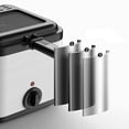 thumbnail image 3 of Stainless Steel Electric Fryer, 1000W Multifunctional Kitchen Tool with Basket, EU Plug, 220V-230V, 3 of 8