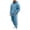 Sky Blue, variant on Luvrsol Big & Tall Men Athletic 2-Piece Lounge Tracksuit Solid Long Sleeve Hooded Top & Daily Wear Jogger Pants S-3XL