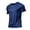Blue, variant on Men's Sports Ice Silk Loose Fitting Fitness Half Sleeved Large Top Casual Cool Breathable Fashion Short Sleeved T Shirt Oversized T Shirts Workout Shirt V Neck T Shirt