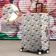thumbnail image 4 of White Cartoon Colorful Dinosaurs Pattern Luggage Cover Fashion Suitcase Cover Baggage Covers Fit 25-28 Inch Luggage (Go Travel), 4 of 5