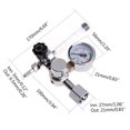 thumbnail image 4 of Eigraketly Medidor de presión de aire de soldadura de aleación de zinc, regulador de válvula ajustable de alta precisión, equipo de calibre, Medidores de medidas dimensionales, 4 of 6