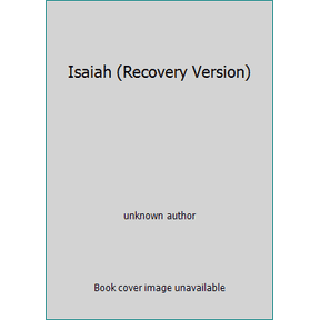 Pre-Owned Isaiah (Recovery Version) (Paperback) 0870835475 9780870835476