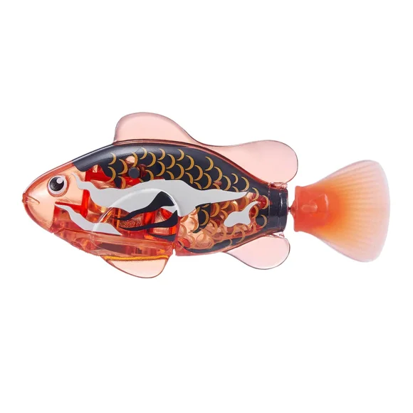 LED Glow Electric Fish Cat Toy Training Entertainment Swimming Robot Fish Kid Bath Fish Toy Pet Supplies Baby Bath Brown