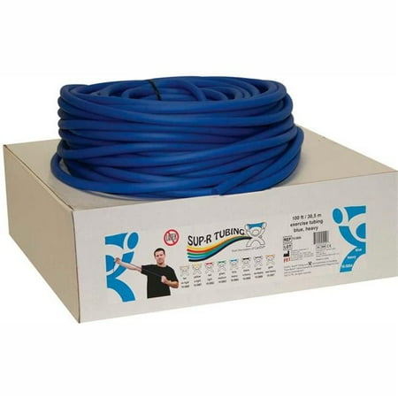 CanDo Sup-R Latex Free Exercise FitnessTubing Roll - 100 foot dispenser box