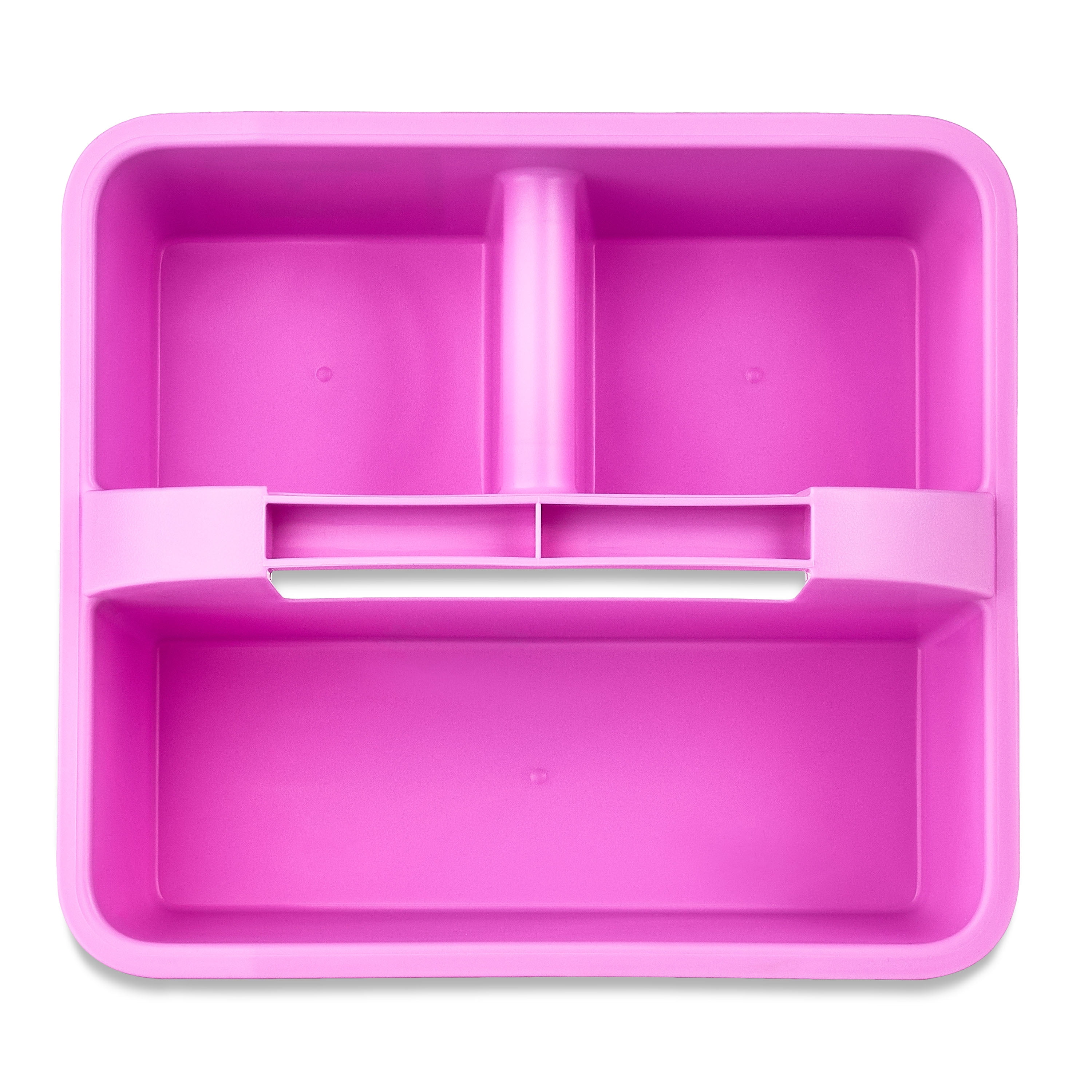 Pen+Gear Plastic Caddy, Desktop Craft and Hobby Organizer, Violet Glow, 8-Pack