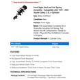thumbnail image 2 of Front Right Strut and Coil Spring Assembly - Compatible with 1997 - 2001 Toyota Camry 2.2L 4-Cylinder 1998 1999 2000, 2 of 2