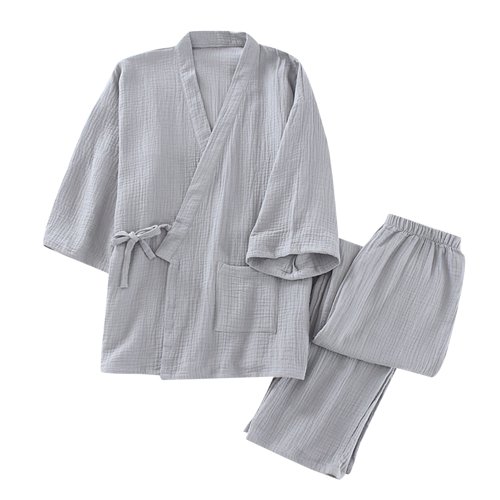 Men's Japanese Kimono Jinbeis, Short Sleeve & Pants Summer M, L, XL