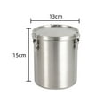 thumbnail image 2 of 1000ml Stainless Steel Tanks Sealed Kitchen Food Storage Container, 2 of 10